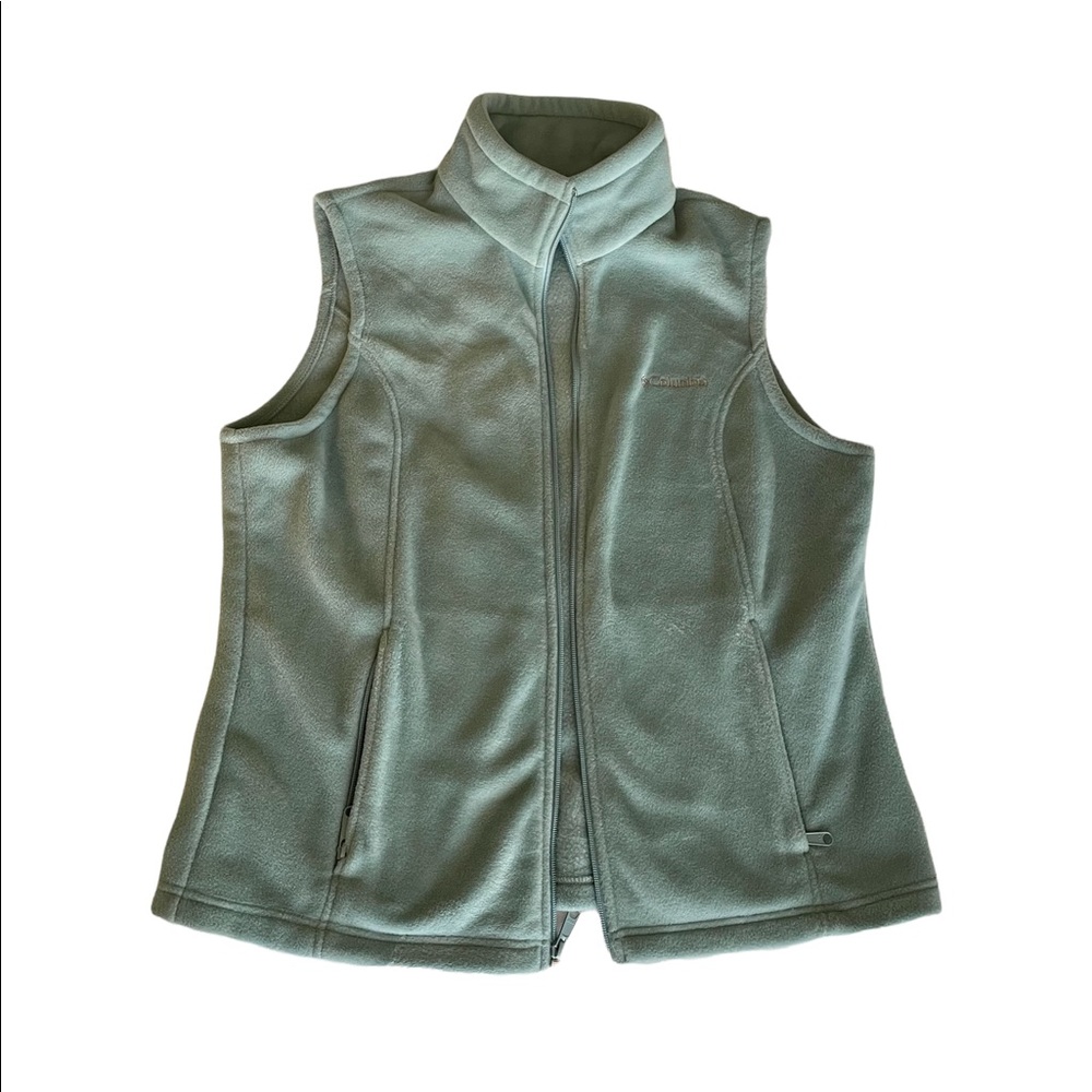 Columbia Fleece vest - light blue. - XL